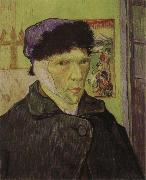 self portrait with bandaged ear